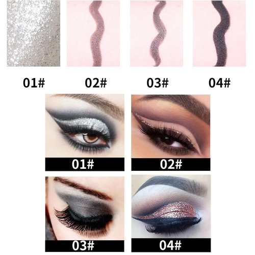EZGHAR Bousalutend Eye Liner, Bousalurrens Eyeliner Cream, Bousalutend Eyeliner, Ayky Long Wear Gel Eyeliner, Matte Quick-Dry Natural Black Eyeliner Cream, Waterproof Smudge Proof (#03)