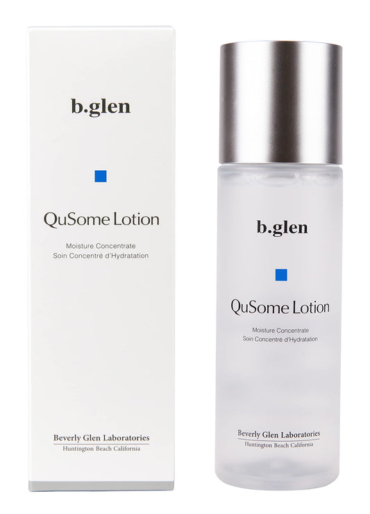 b.glen QuSome Lotion (120mL/4.06fl.oz.) QuSome Moisturizing Toner for Dry & Sensitive Skin | 17-Hour Deep Hydration | Made in Japan