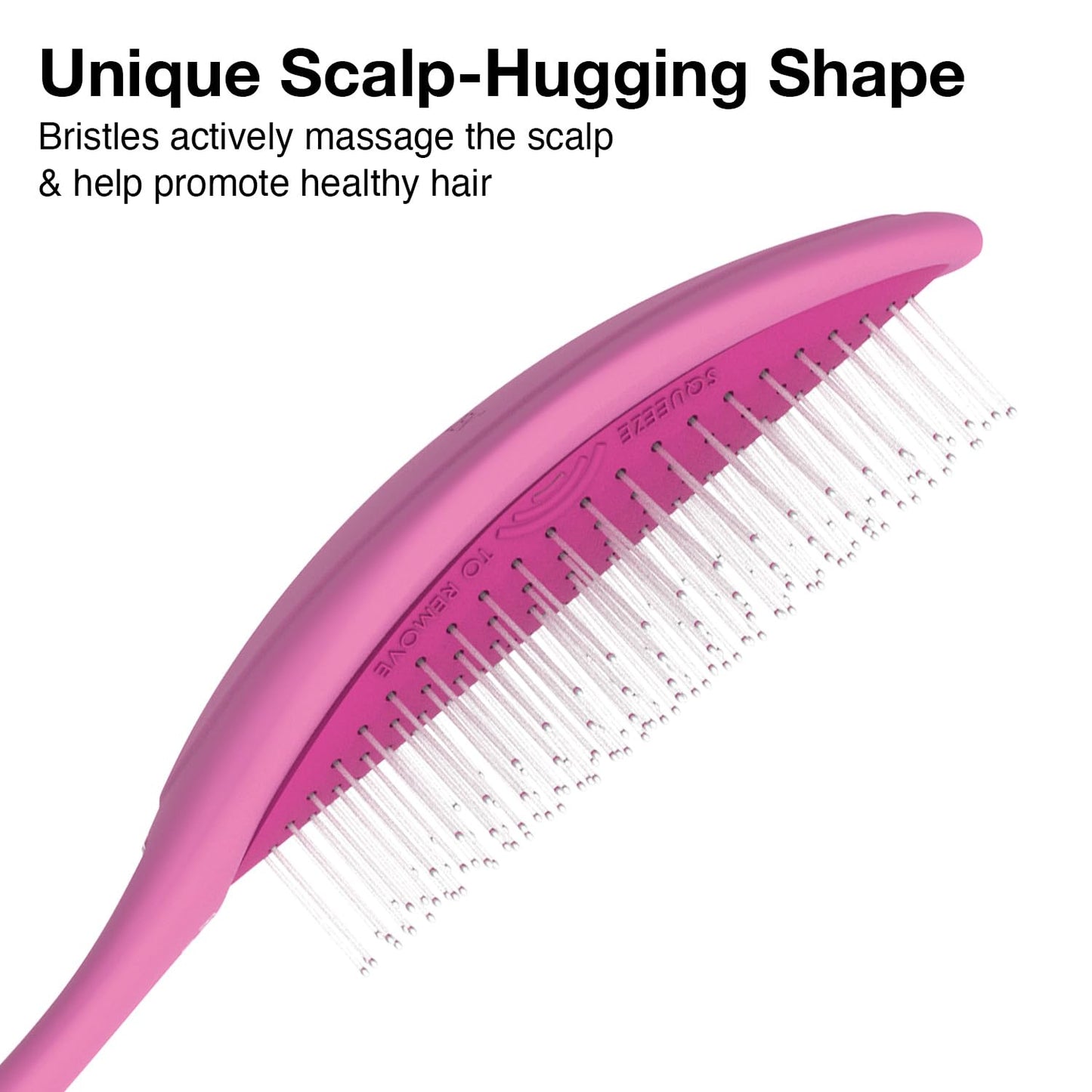 Olivia Garden OG Detangler Brush - Scalp-Massaging, Easy-Clean Design for All Hair Types