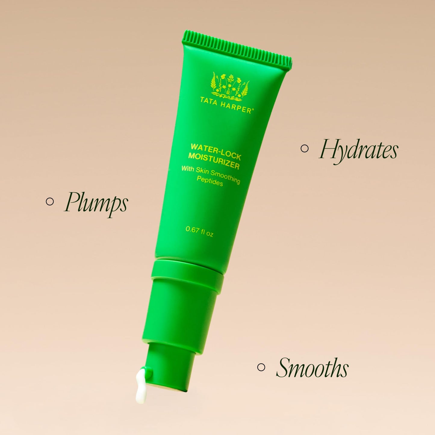 Tata Harper Water-Lock Moisturizer | Gel-Cream with Hyaluronic Acid | Hydrates, Plumps & Smooths | Clinically Proven Natural Skincare for Dryness, Uneven Texture, Lack of Radiance, 20ml