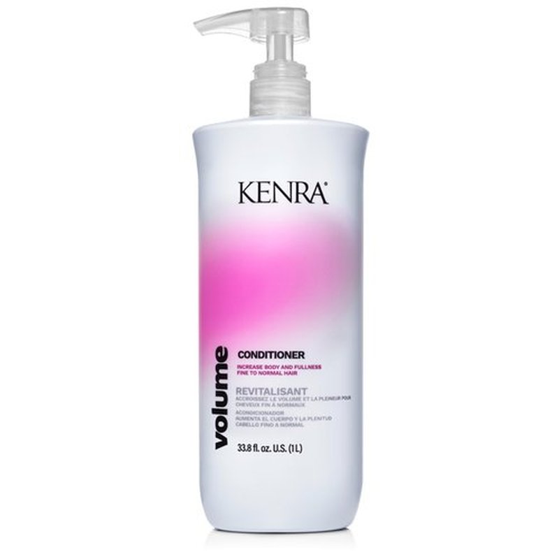 Kenra Volume Conditioner | Creates Body, Bounce & Fullness | Increases Volume up to 45% | Adds Shine | Color Safe | Fine To Normal Hair | 33.8 fl. oz.