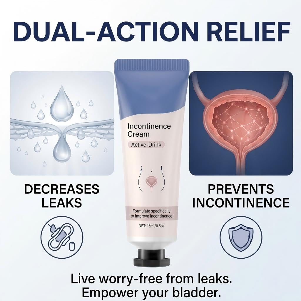 2PCS Incontinence Cream for Women,Women's Body Cream For Incontinence Control,Moisturizing Cream, Lightweight And Non-Greasy Formula