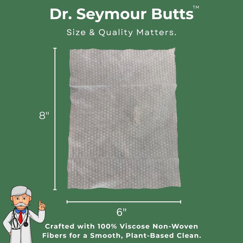 Dr. Seymour Butts Hemorrhoid Care Wipes – 45% Witch Hazel, Aloe Vera, Vitamin E & Calendula | Alcohol-Free Soothing Cleansing Wipes for Gentle Comfort and Hygiene – 45 Count