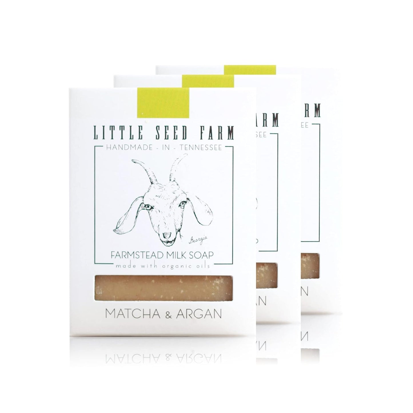 Little Seed Farm Organic Goat’s Milk Soap – 3 Pack of Rosemary Mint Exfoliating Body Bars – Natural, Handmade, Cruelty Free – Energizing and Toning Scrub – Suitable for Sensitive Skin, Net Wt. 4.75oz