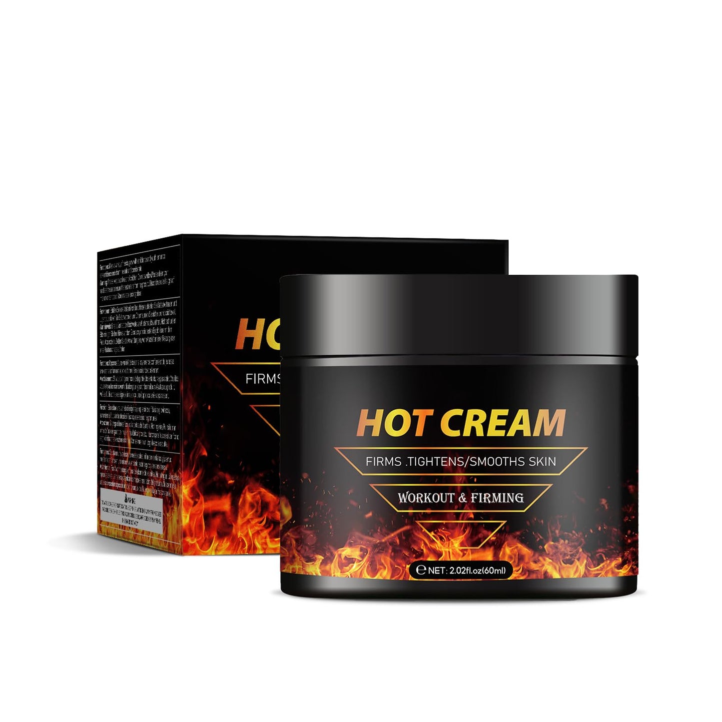 Hot Sweat Cream，Belly Fat Burning Cream，Exercise Fat Burning Enhancer，Burns Cellulite on Thighs，Legs，Abdomen and Buttocks for Men and Women，2.02 Fl Oz
