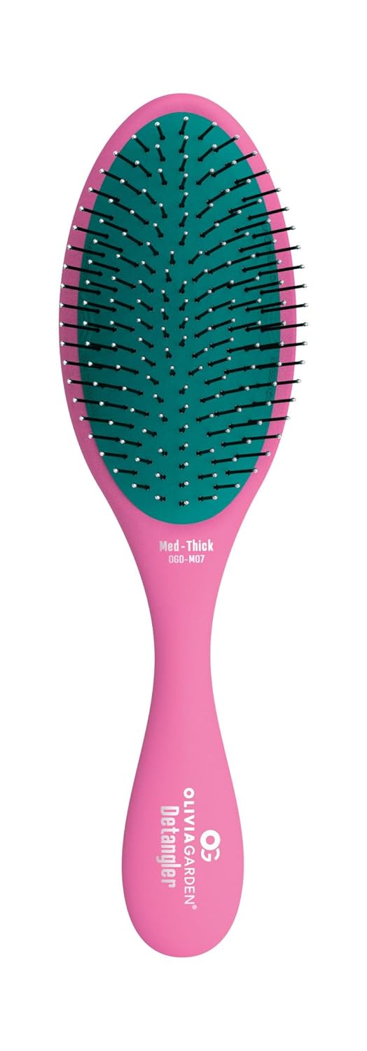 Olivia Garden OG Detangler Brush - Scalp-Massaging, Easy-Clean Design for All Hair Types