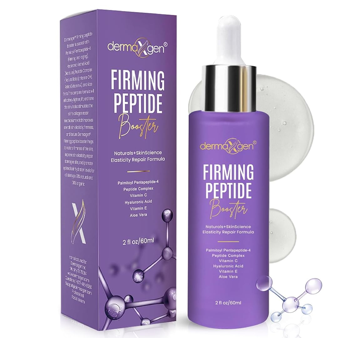 DERMAXGEN - Peptide Complex Serum + MATRIXYL 3000 ORGANIC HYALURONIC - Powerful Triple Combination Serum Anti Aging & Wrinkles - Heals and Repairs Skin Set - 2 FL OZ