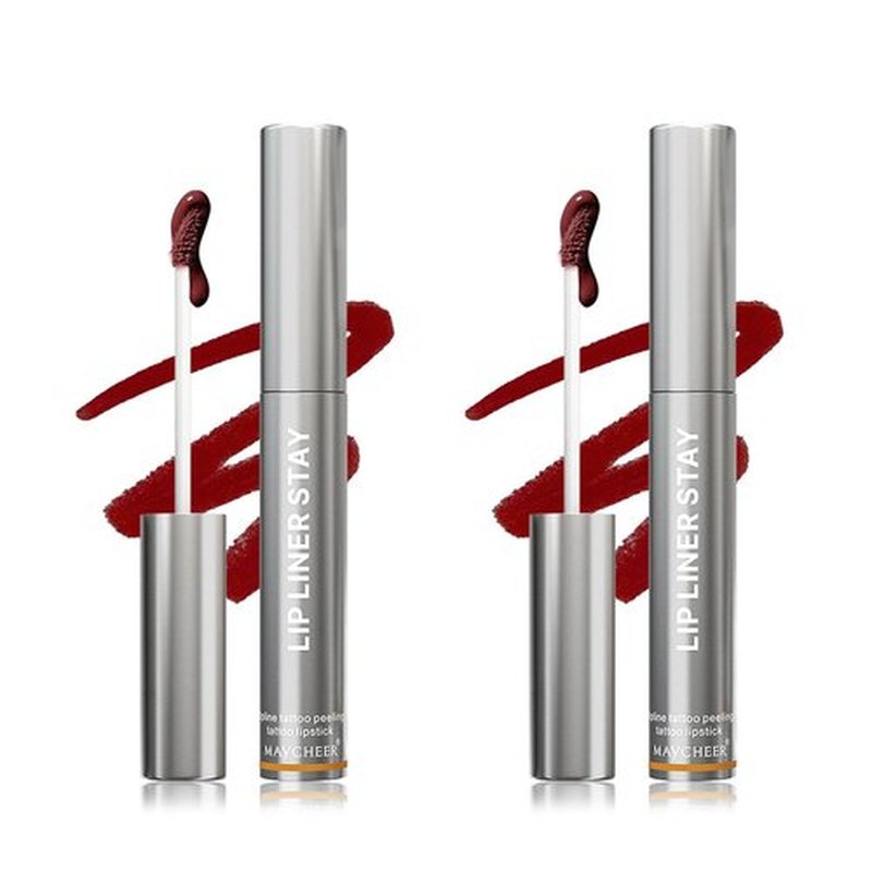 NYYQYYN Veldoro Lip Stain,Veldoro Peelix Peel off Lip Liner Stain,Veldoro Lip Stains For Women Peel Off (1#-2pcs)