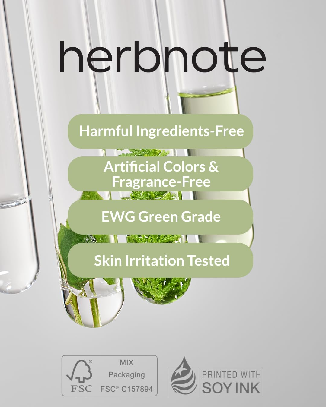 herbnote Low Molecular Hyaluronic Acid Moisture Cream - Gentle & Soothing Skin Protection with Barrier Care, Madecassoside, Centella Asiatica Extract for Sensitive & Damaged Skin, 1.69 oz.