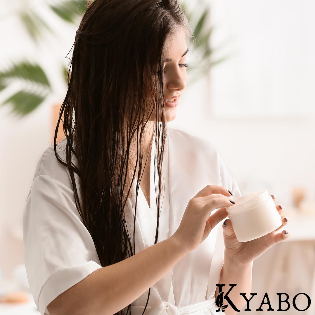 Kyabo Pure Lanolin 4oz Jar - All-Natural Emollient for Dry Skin, Chapped Lips, and More - Moisturizing, Hydrating, and Soothing - Ideal for Skincare and DIY Beauty Products Organic (4oz Jar)