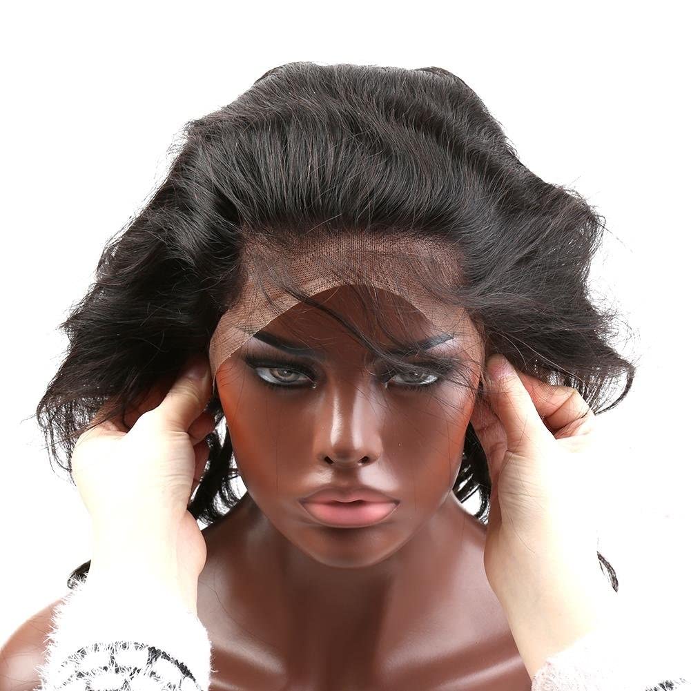 Greatremy Brazilian Virgin Human Lace Frontal Closure with Free Part Baby Hair Ear To Ear Body Wave 13"x4" Density Natural Color 20inch
