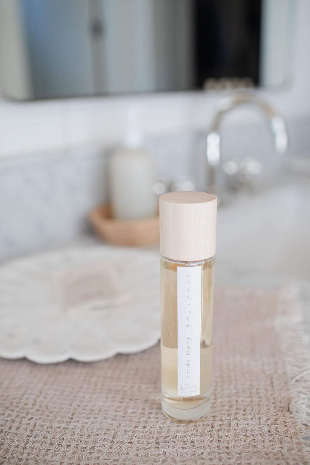 Sand + Fog Teakwood room spray | 100 mL | Made with Essential Oils