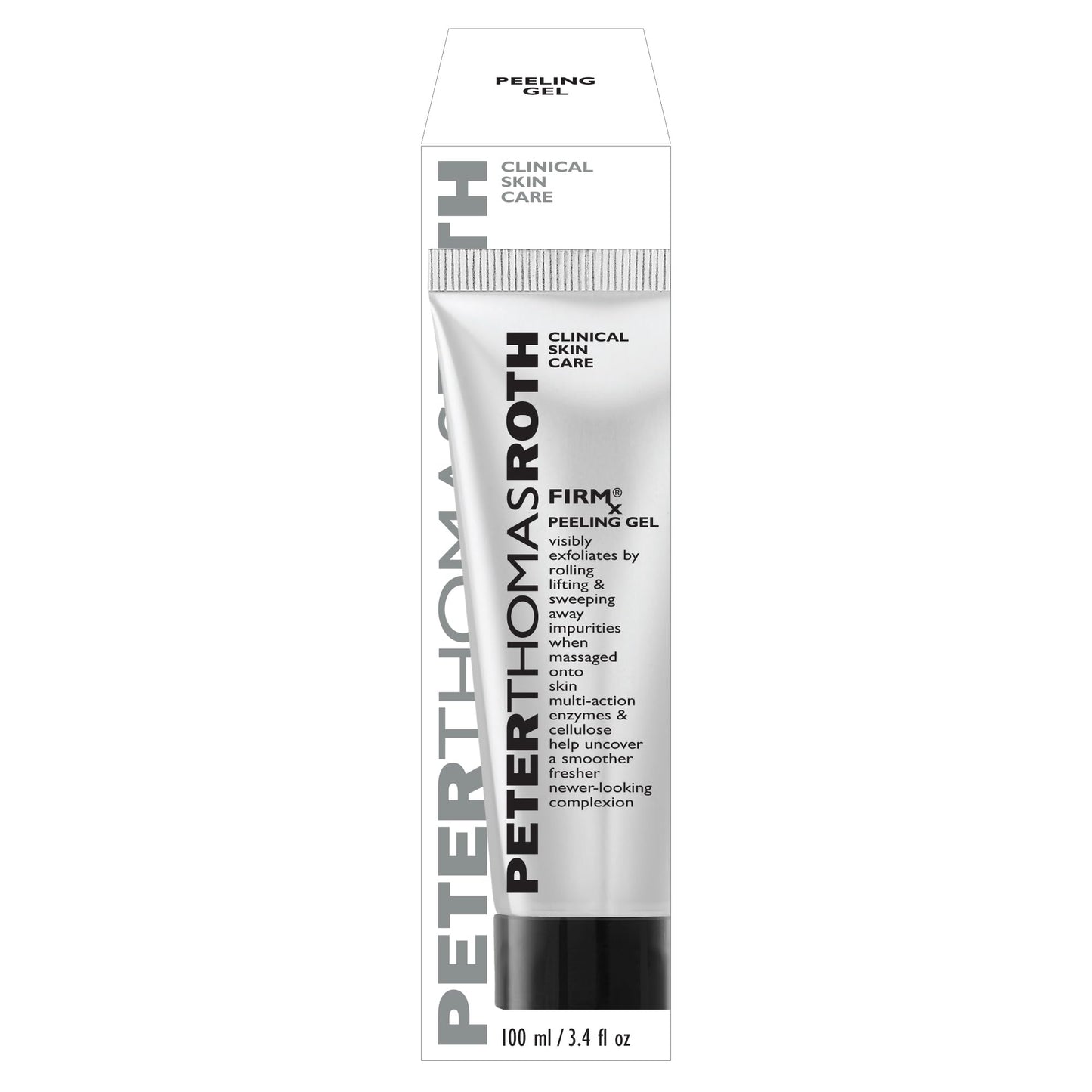 Peter Thomas Roth | FIRMx Peeling Gel | Exfoliant for Dry and Flaky Skin, Enzymes and Cellulose Help Remove Impurities and Unclog Pores (Pack of 2)