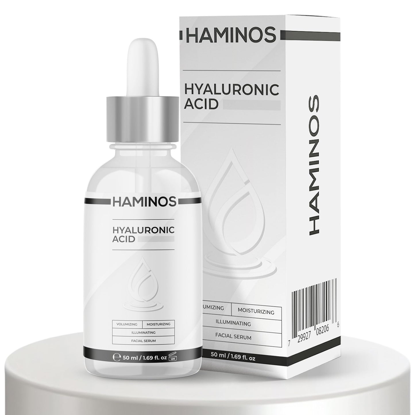 Hyaluronic Acid Serum with Niacinamide, Snail slime, collagen – Lip Plumper, Stretch Marks, Wrinkles, Fine Lines, Hydration - UNIQUE FORMULA (50 ml - 1.69 Fl Oz)
