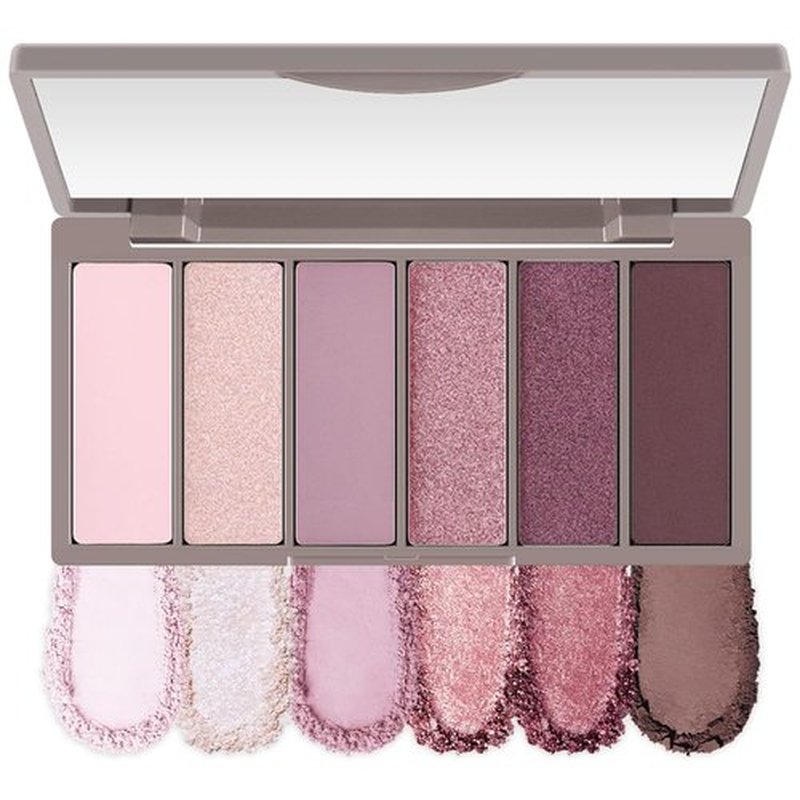 Kaely 6 Color Mini Pink Rose Gold Eyeshadow Palette Makeup, Highly Pigmented Eye Shadow Palette Waterproof, Matte Shimmer Eye Shadow Palette, paleta de sombras de ojos, Vegan & Cruelty-free, 04