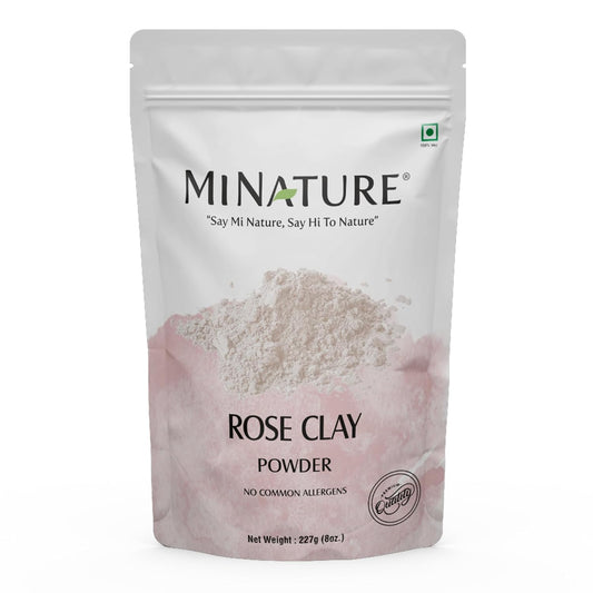 Pure Rose Clay Powder - 100% Natural Premium Pink Kaolin for Facial Masks & Cleansing | 227g (8oz) - All Skin Types