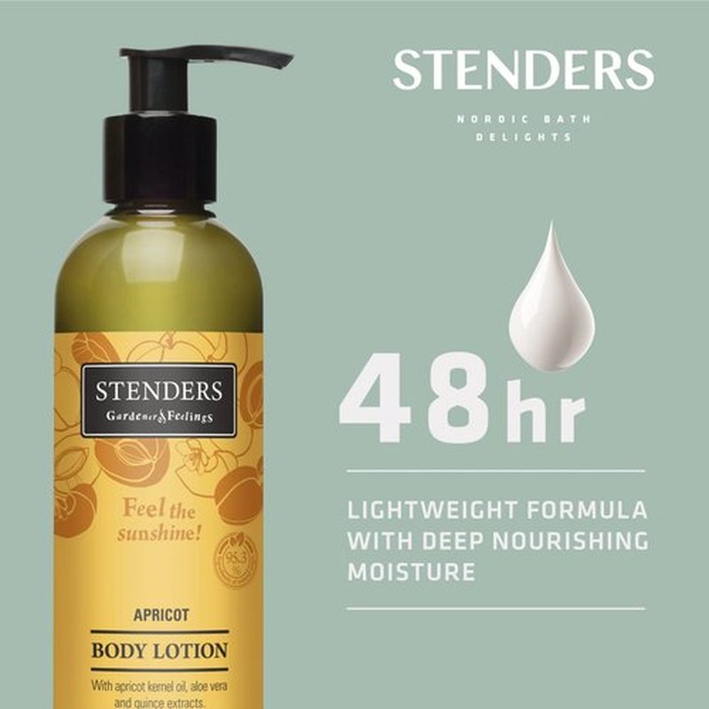 STENDERS Daily Moisturizing Body Lotion with Almond Oil and Glycerin to Nourish Sensitive Skin