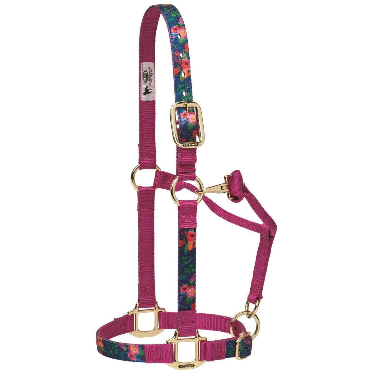 Weaver Leather Adjustable Patterned Nylon Horse Halter