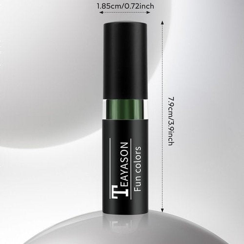FIVEFULU Black Green White Face Paint Halloween Makeup Kit, Matte Lipstick Set Football Baseball Eye Black Stick, Body Paint Face Makeup for Halloween Zombie Clown Vampire Skeleton Witch Joker Makeup