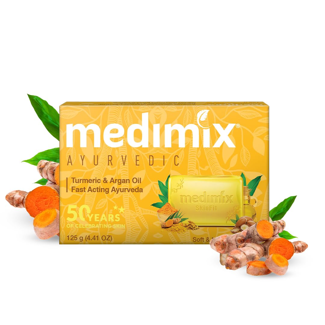 Medimix, Medimix Ayurvedic Turmeric & Argan Oil Soap, 115 Grams(gm)