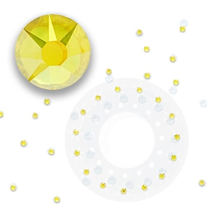 blinger Crystal Refill Pack | 5 Discs - 75 Precision-Cut Glass Crystals | Styling Tool not included | Daisy 4 mm
