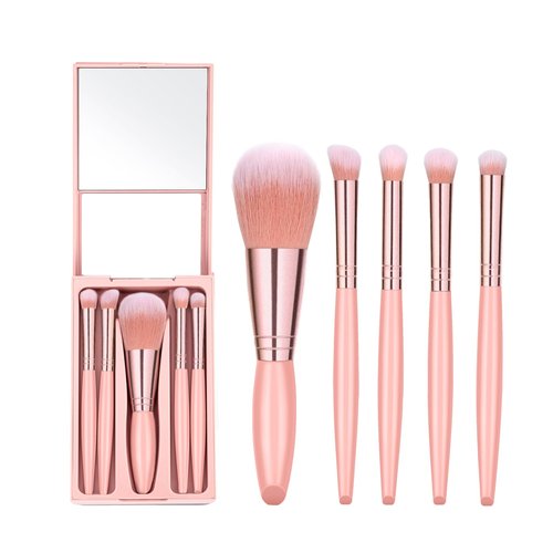 travel makeup brush set，travel size makeup brushes，travel small makeup brush set， makeup brush travel case， mini makeup brushes travel set, travel make up brushes set, eyeshadow brush set， eye shadow