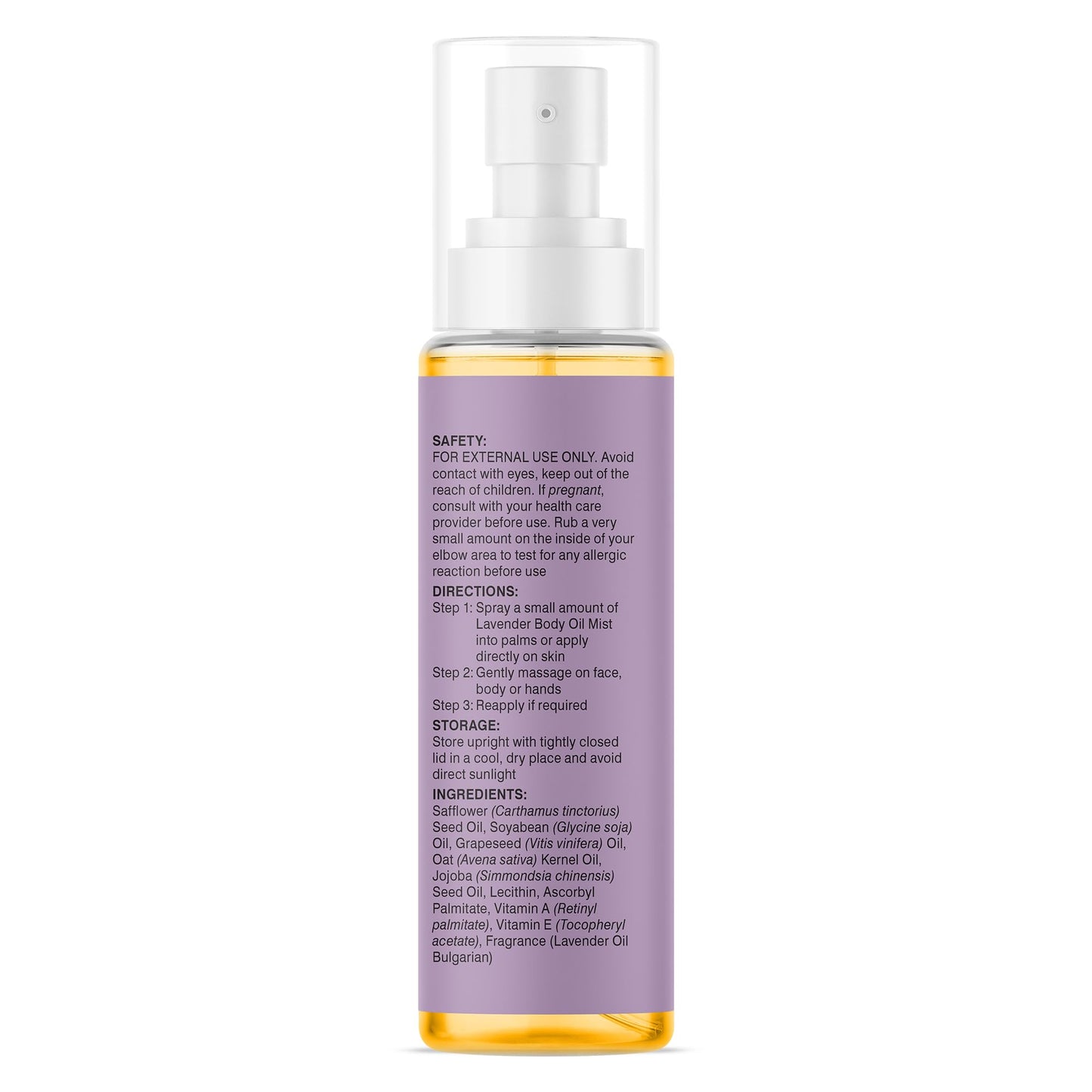Majestic Pure Lavender Oil Body Mist- 100% Pure & Natural - After Shower Body Oils for Women and Men - Scented, Radiant, Skin Therapy Firming Massage Oil - 6.8 Fl Oz