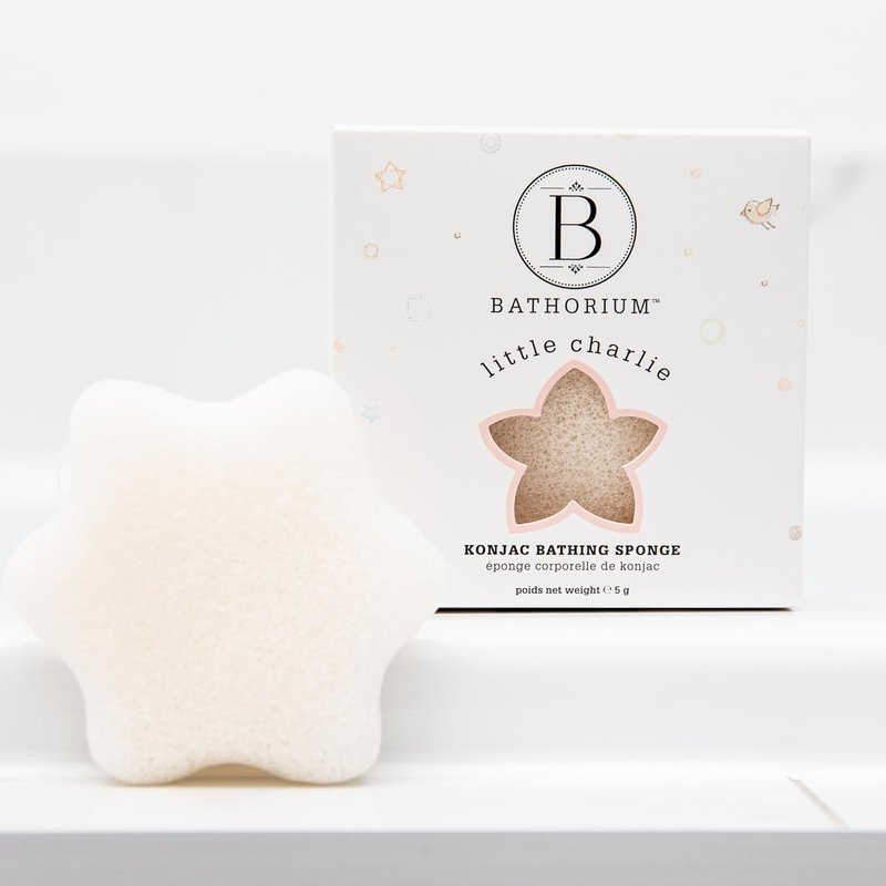 Konjac Body Sponge for Babies | Gentle Cleansing Sponge for Sensitive Skin, 100% Pure, Ideal for Daily Use