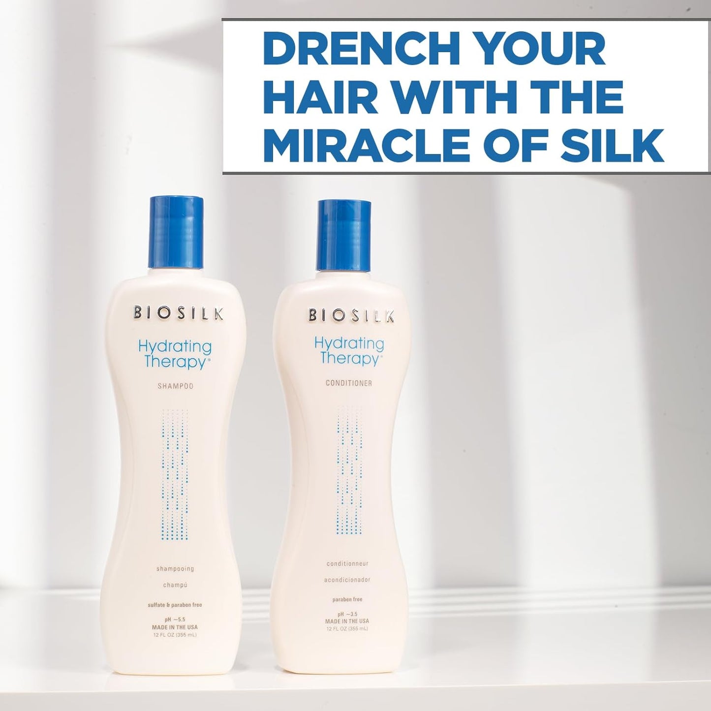 Biosilk Hydrating Therapy Conditioner 34oz - Moisturizing & Nourishing Formula