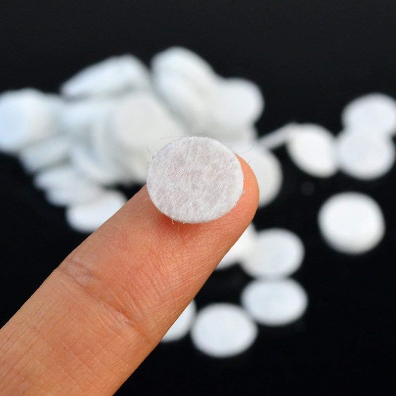 Microdermabrasion Filters - 400 Pieces 10mm Vacuum Sponge Replacement Accessories for Facial Machines