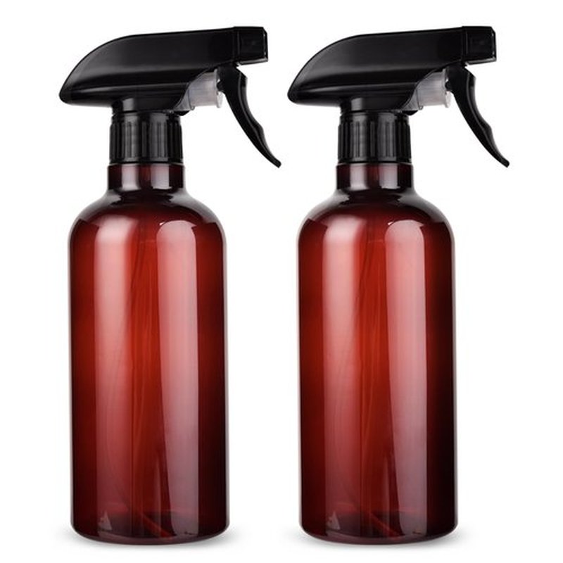 ALLWIN Plastic Spray Bottles - 2 Pack 16 OZ Empty Spray Bottle,Heavy Duty Spraying Bottles Mist/Stream Water Bottle for Cleaning Solutions, Plants, Pet, Essential Oils, Hair, Cooking