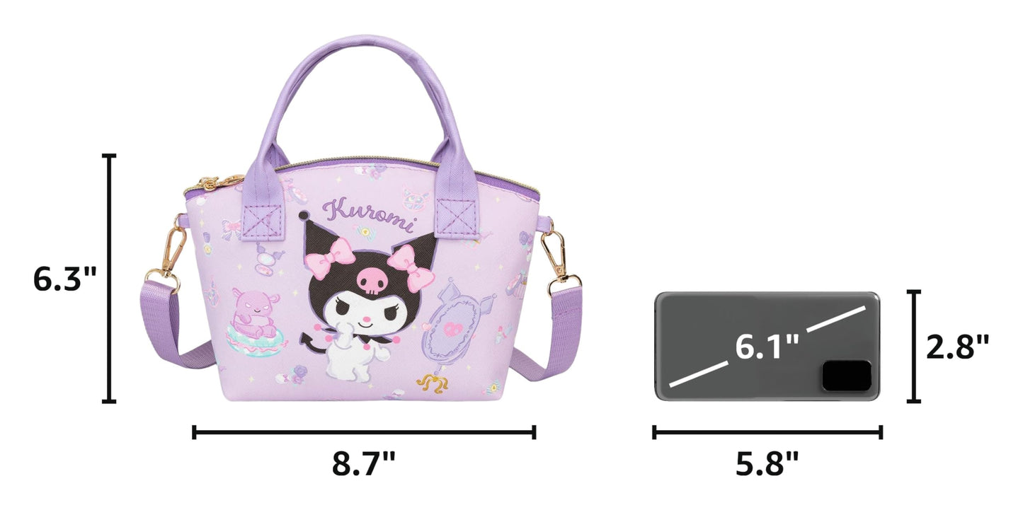 TradWloth Cute Mini Purse Crossbody, Soft PU Leather Messenger Shoulder Bag Cartoon Handbag, 2Pcs