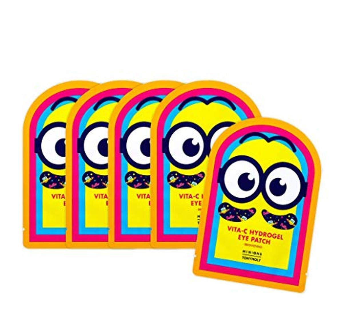 TONYMOLY X MINIONS Vital-C Hydrogel Eye Patch (Set of 5), 3.5 oz.