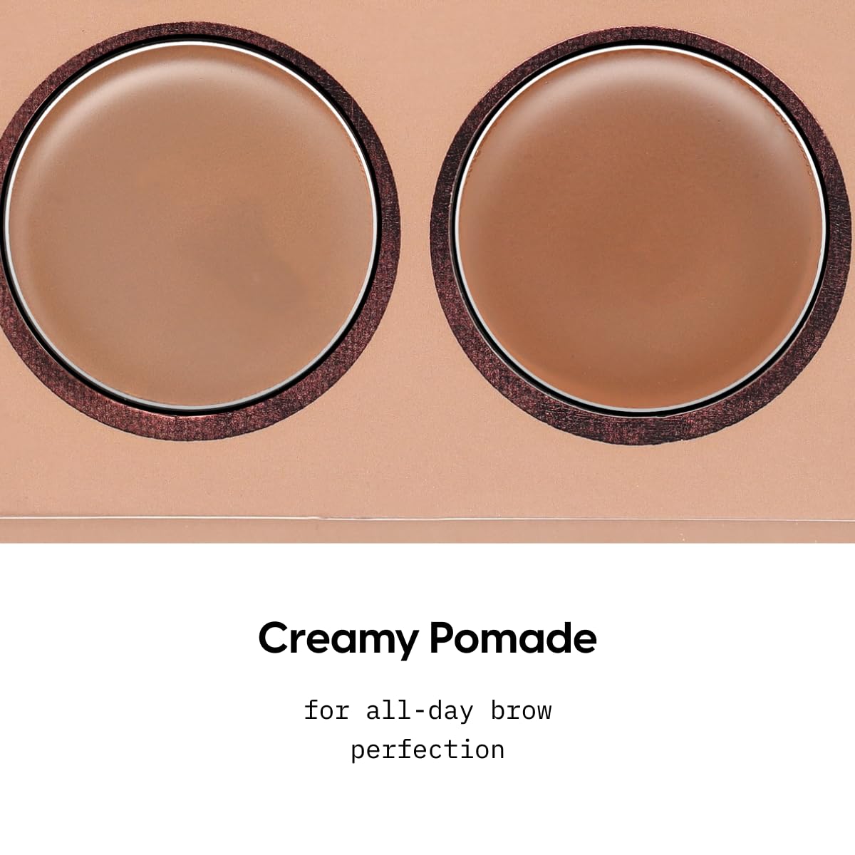 KARA BEAUTY Better Brows Mini Eyebrow Palette in Medium to Dark | Compact Brow Palette with Smooth Brow Powder | Waterproof Eyebrow Makeup Kit for Defined Natural Brows Long Lasting Brow Makeup