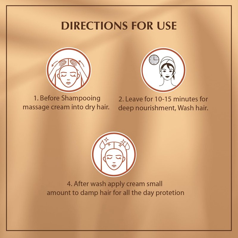 Vatika Argan Hair Cream - Exotic Shine & Softness | 210ml Styling Cream