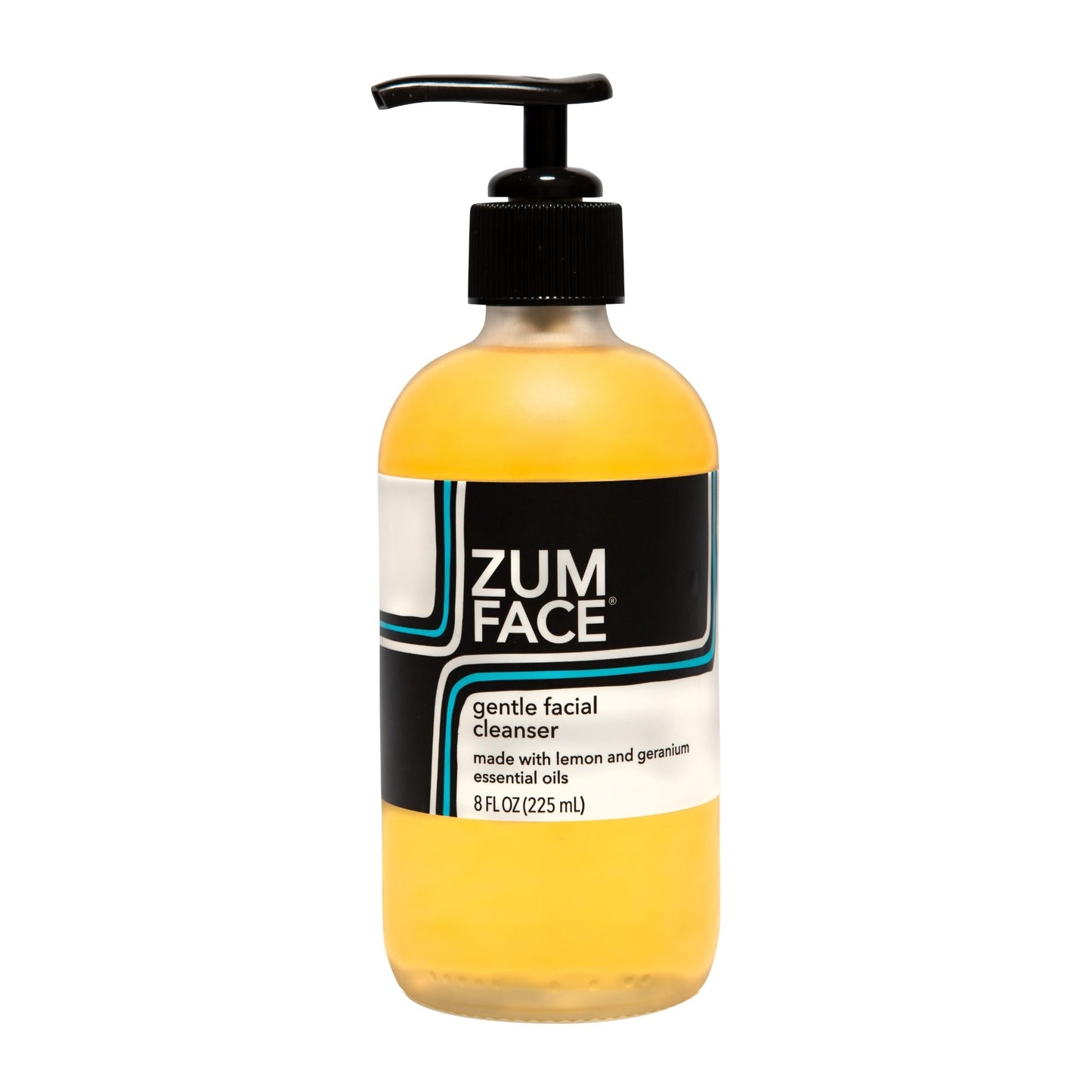 Indigo Wild Zum Face Gentle Facial Cleanser – Natural Skincare with Coconut, Olive & Jojoba Oil – Lemon & Geranium Scent – 8 fl oz