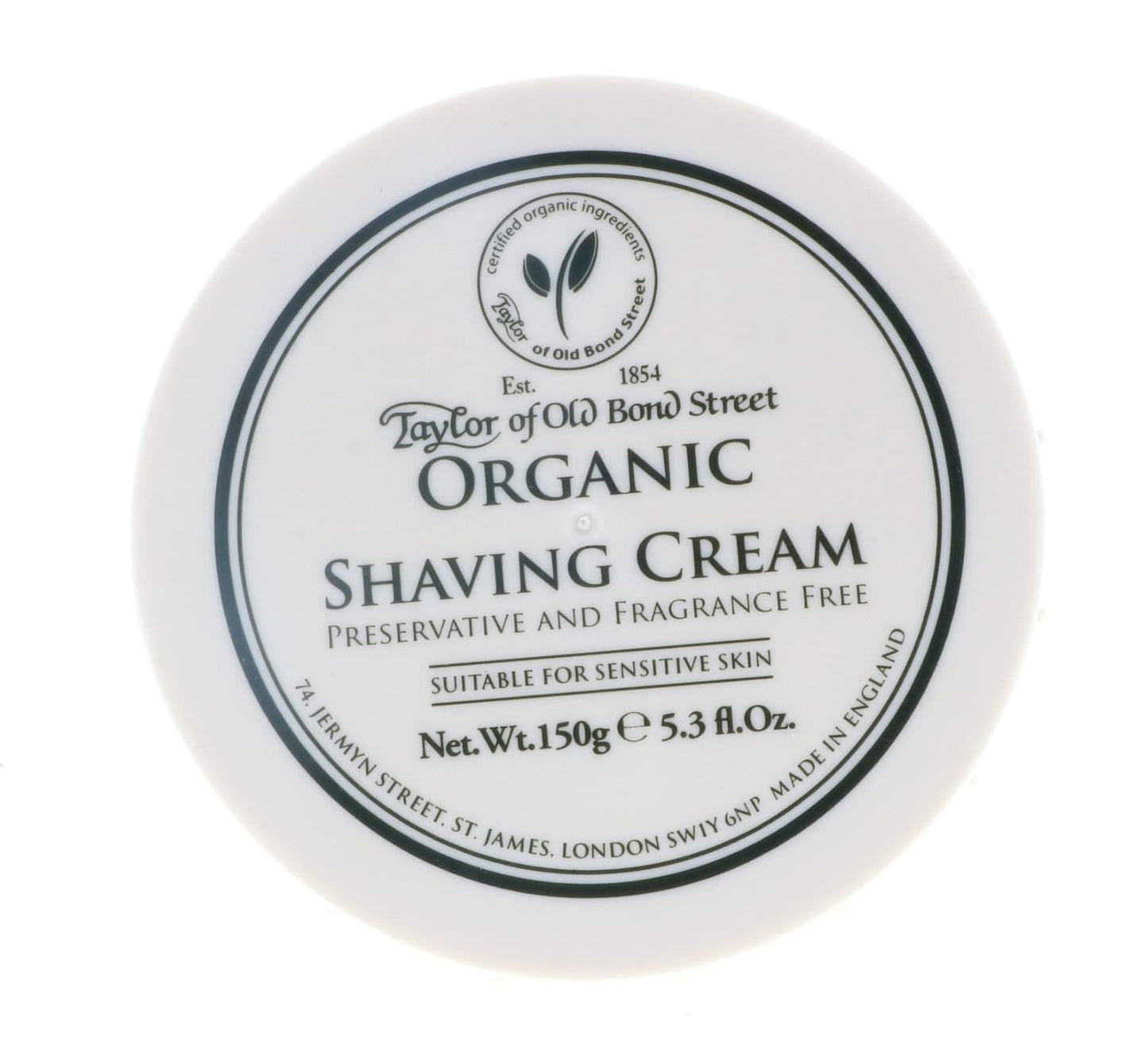 Taylor of Old Bond Street Natural Shaving Cream Bowl, 5.3 Ounce