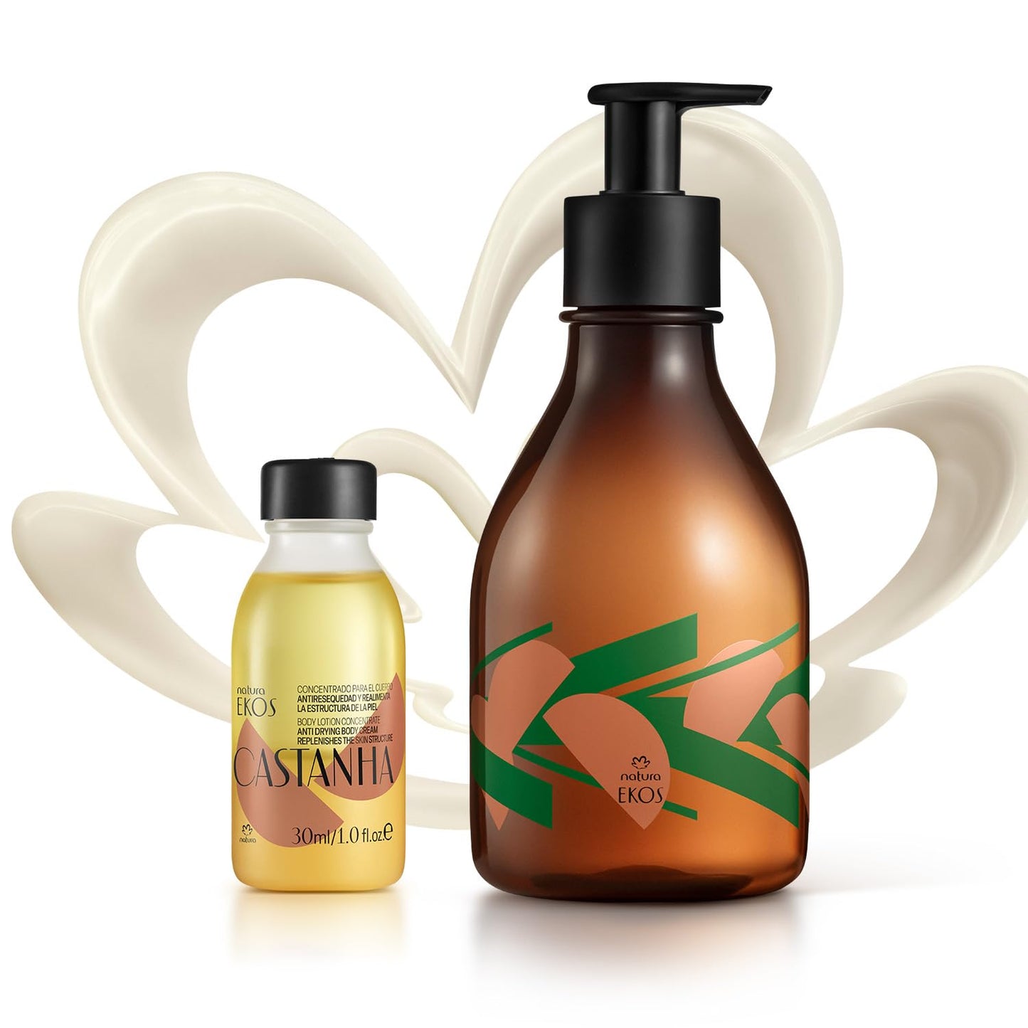natura - Ekos Castanha (Brazil Nut) Renourishing Body Lotion - Anti-Dryness - Deep Skin Hydration Moisturizer - Vegan Skin Care - Brazilian Beauty Secrets - Self Care & Body Care - 13.5 fl oz (400ml)
