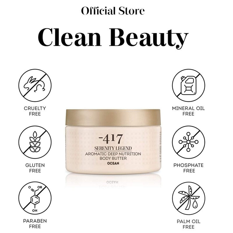 Ocean Deep Nutrition Body Butter - Nourishing Moisturizer for Dry Skin with Shea Butter & Aloe Vera | 8.4 oz