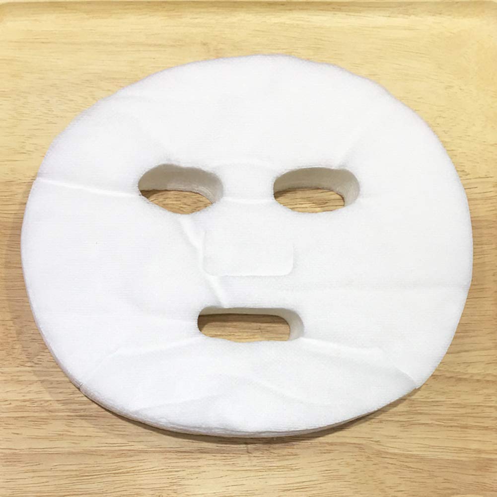 100 Pcs Compressed Facial Mask Sheet Disposable Face Mask Paper Non-woven Skin Care Mask DIY Beauty Tool for Home and Travel Use