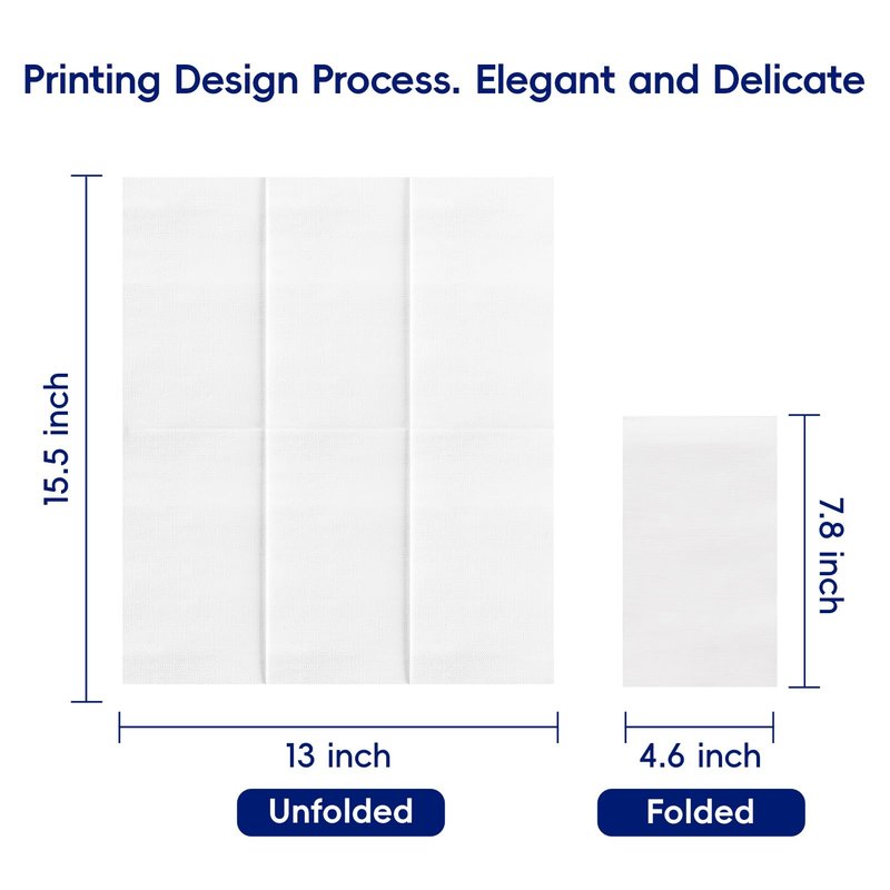 600 Pack Paper Napkins, Disposable Guest Towels Party Dinner Napkins Soft, Absorbent 3-Ply Hand Towels for Bathroom, Wedding and Events