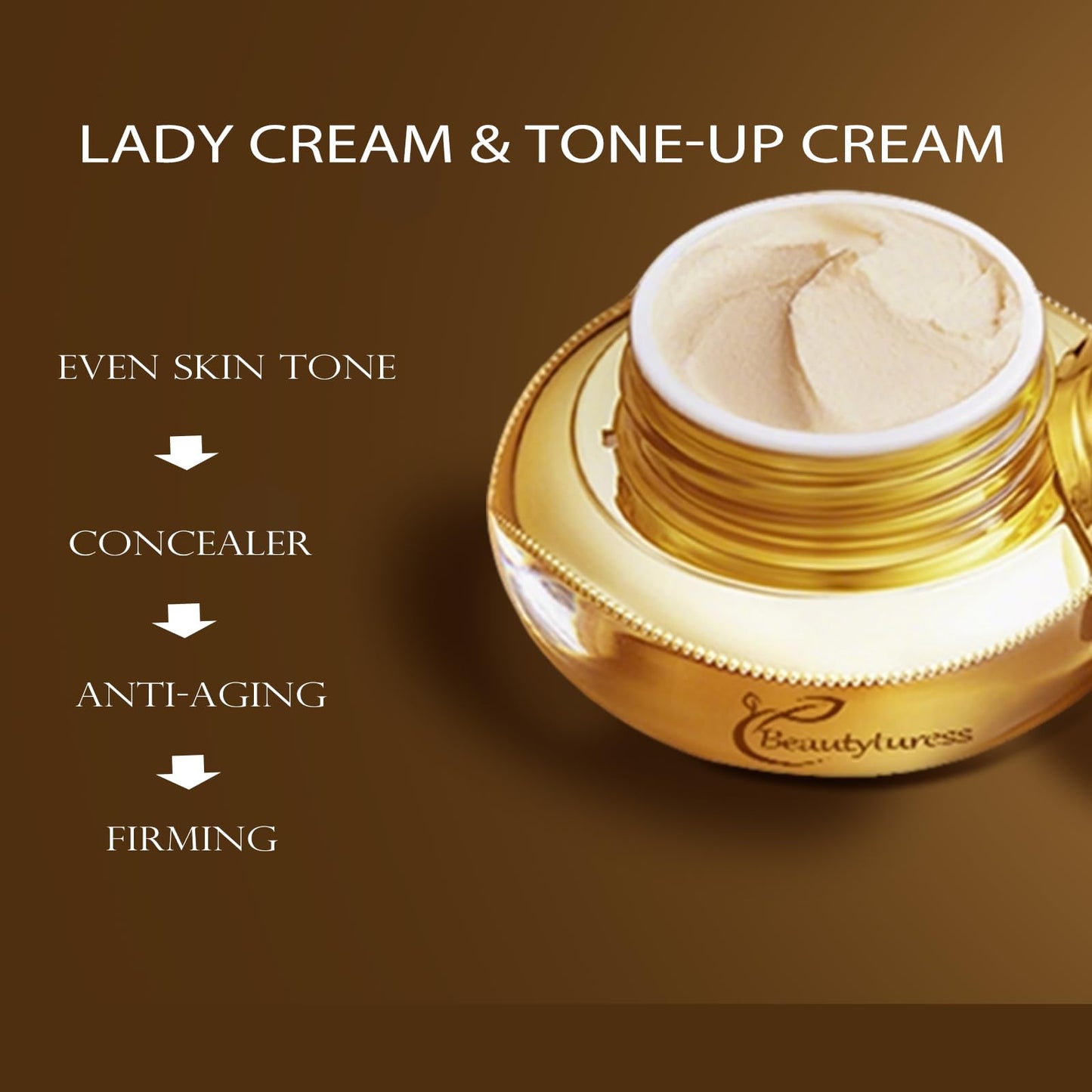 Lady Tone-up Cream - Makeup Primer - Even Skin Tone, Concealer, Anti Aging, Firming Facial Skin - 2PCS