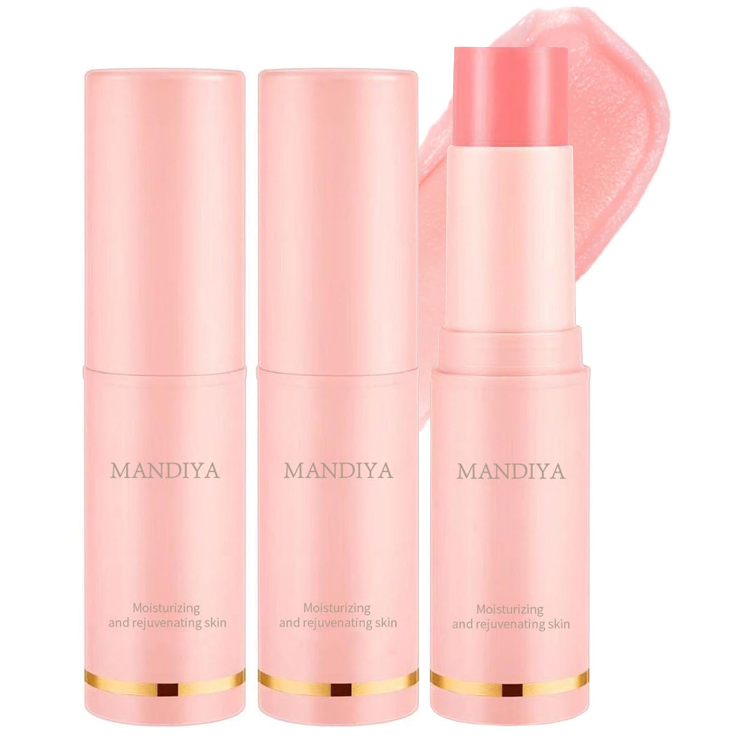 LuckNest 2Pcs Hydrating Multi Eye & Lip Balm Firming Under Eye Balm Stick Make Up Base, Reduce Wrinkle Vegan & Cruelty-Free
