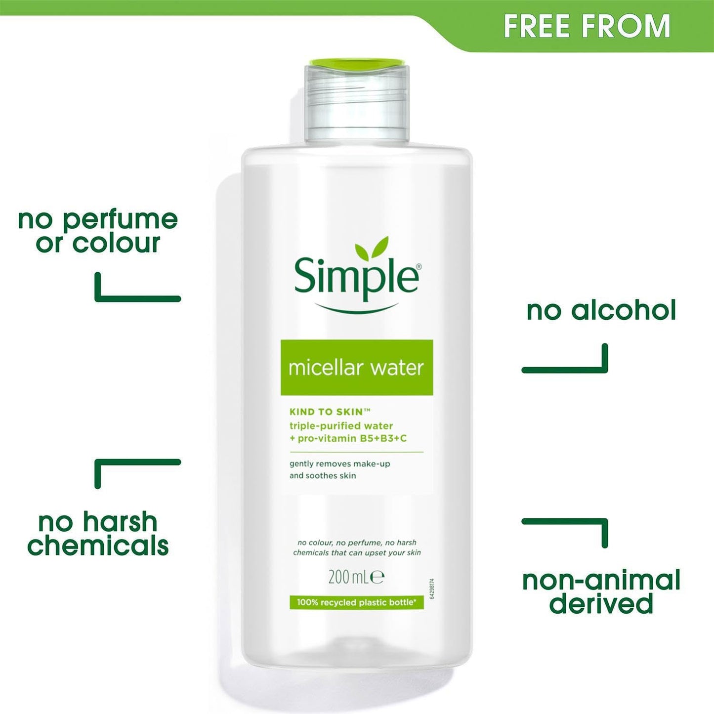 Simple Kind To Skin Purifying Cleansing Lotion 200Ml - Pack of 2