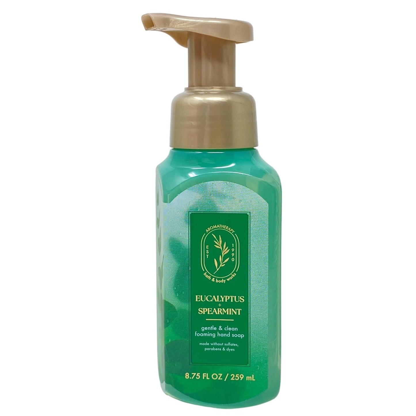 Bath & Body Works Eucalyptus Spearmint Gentle Foaming Hand Soap 8.75 oz (Eucalyptus Spearmint)