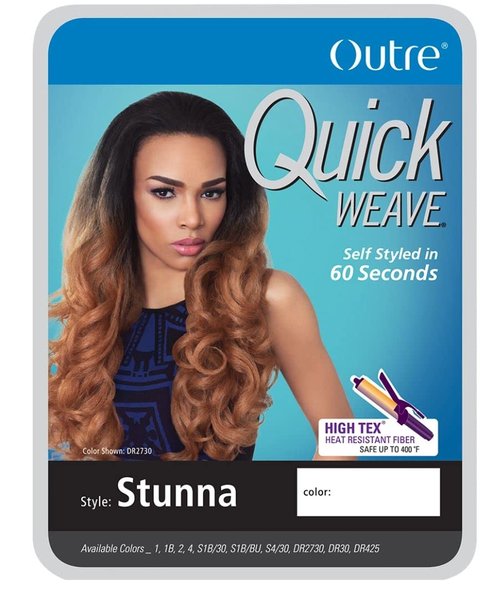 Outre Synthetic Hair Half Wig Quick Weave Stunna (DR2730)