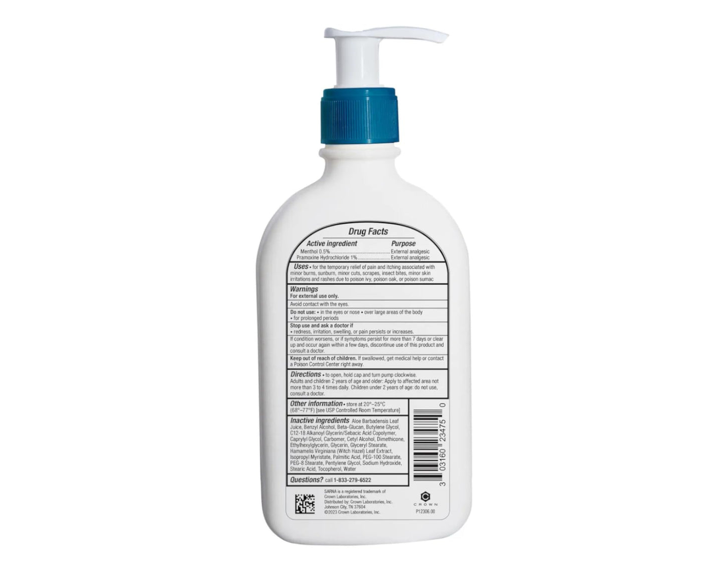 Sarna Calm + Cool Anti-Itch Lotion 7.5 Fl. Oz. (Pack of 5)