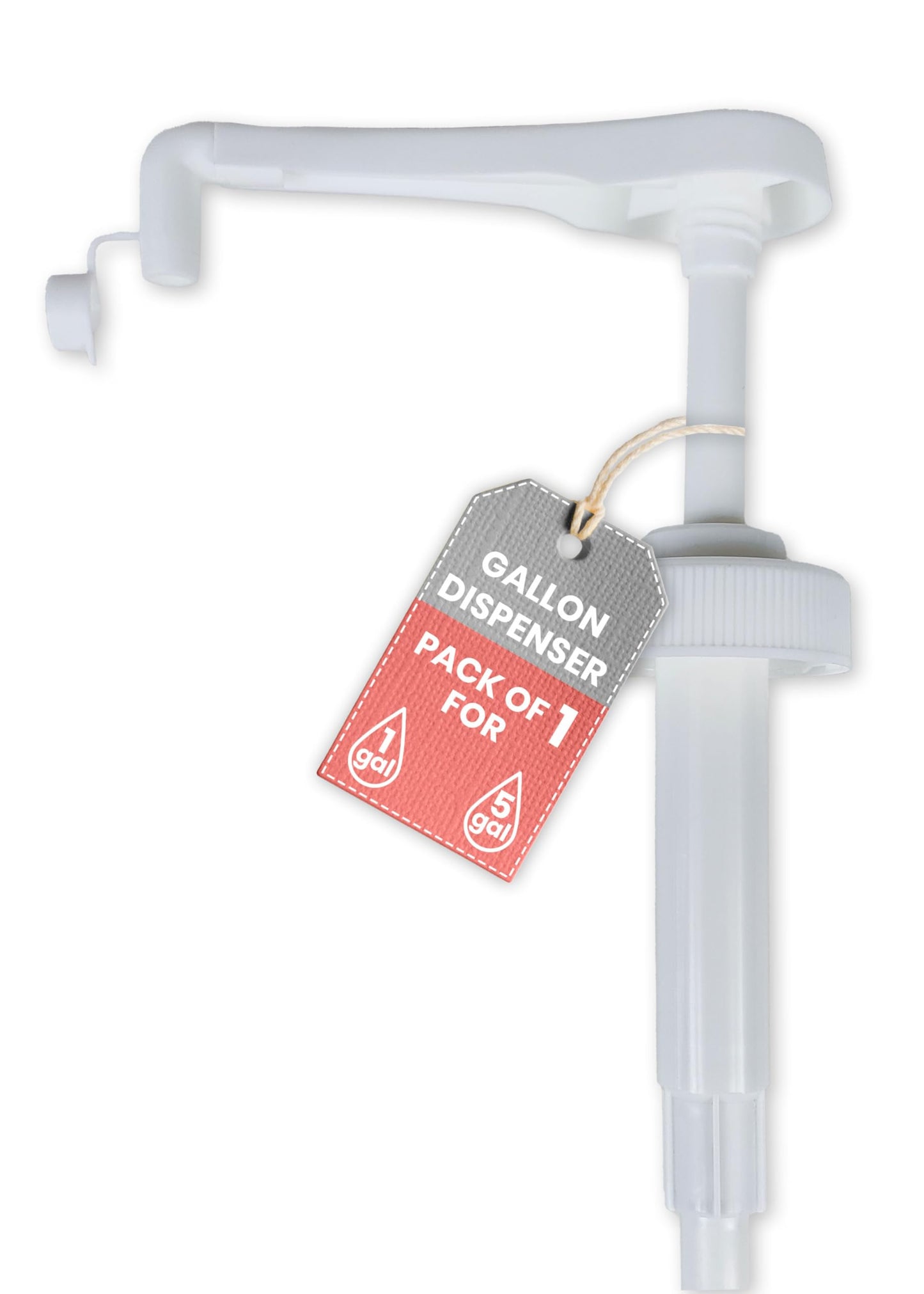 Pump for Gallon Jug & 5 Gallon Bucket, Leakproof Heavy Duty Pump Dispenser for Laundry Detergent, Shampoo, Soap, Oil, Snow Cone Syrup, Popcorn Butter, Commercial Household Industrial Use (1pc)