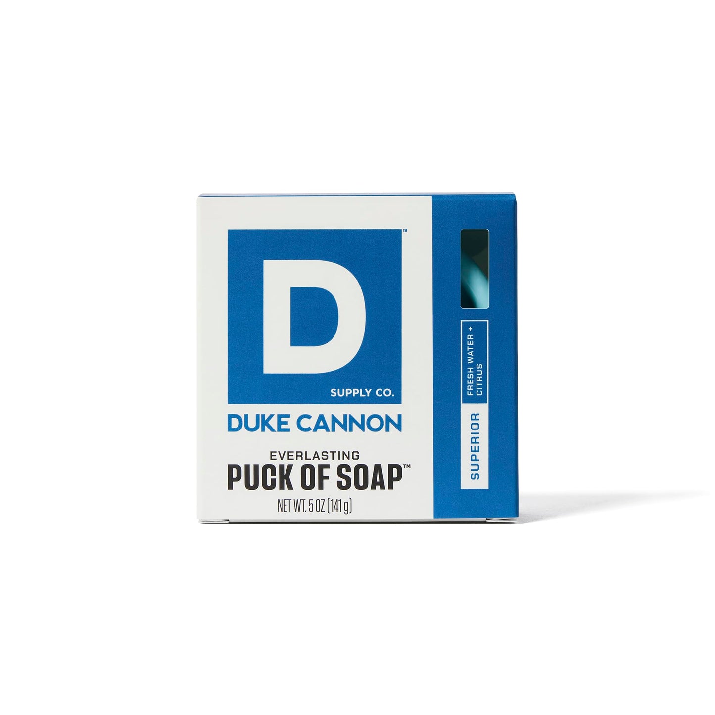 Duke Cannon Supply Co. Puck Soap Bundle – Men’s Hydrating Rounded Bar Soap with Masculine Scents for All Skin Types - Hydrating & Deep Cleaning - Superior, 5 oz (6 Pack)