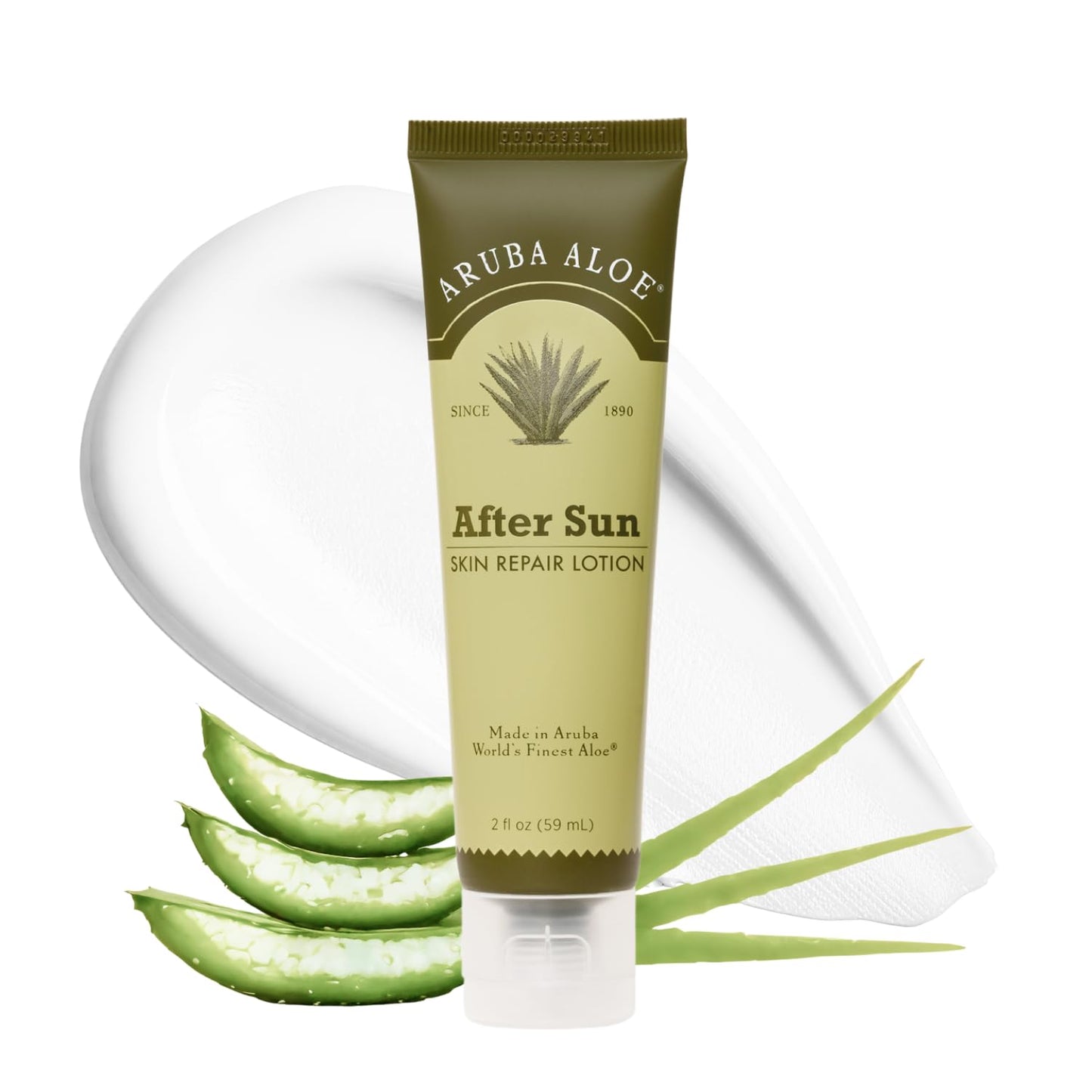 Aruba Aloe After-Sun Skin Repair Lotion - Hydrating and Soothing - Enriched with Aloe Vera - 4.2 oz Bottle
